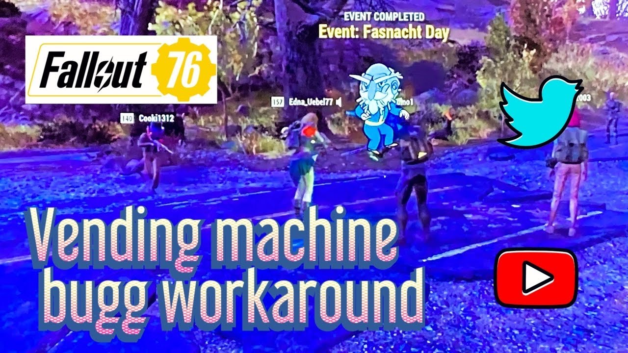 fallout 76 vending machine bugg workaround YouTube