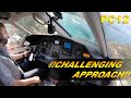 CHALLENGING LANDING? - Reverse ops in ST BARTHS. (ATC AUDIO) PC12