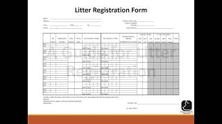 ABA Litter Registration Form Updated