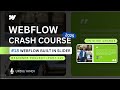 Webflow built-in Slider | On Slide Change Interaction | Webflow Crash Course - Tutorial #18