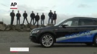 An autonomous car developed by Michigan-based auto supplier Delphi Automotive Sunday started its 3,5