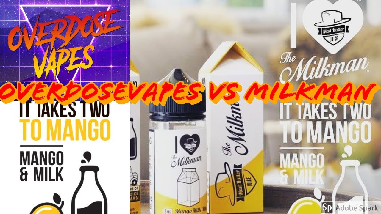 MANGO MILK BY I LOVE MILKMAN | The New E-Liquid by Mad Hatter & Drip Club | Review