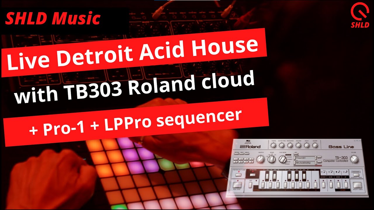 Acid House Live Sequencing With Tb 303 Roland Cloud 808 Pro 1 