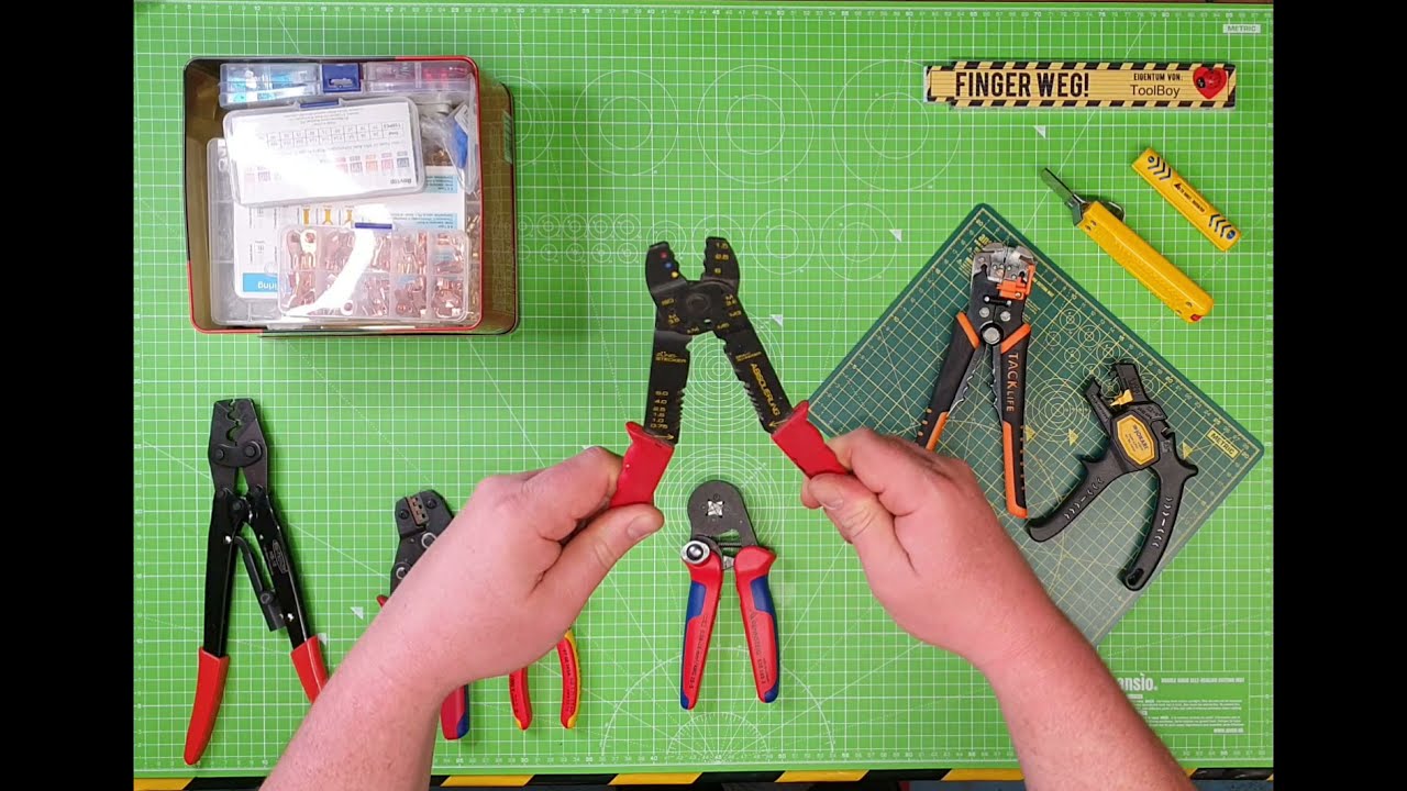 Crimpzangen #23 👨‍🔧 | Abisolierzangen und Entmantler