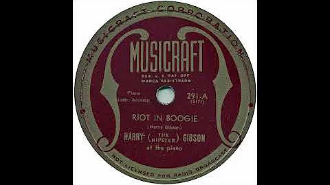 Riot In Boogie  -  Harry (The Hipster) Gibson