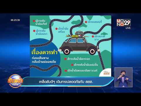 เคล็ดลับดีๆ เดินทางปลอดภัยกับ สสส.  l Good Morning Thailand l 30 ธ.ค.64