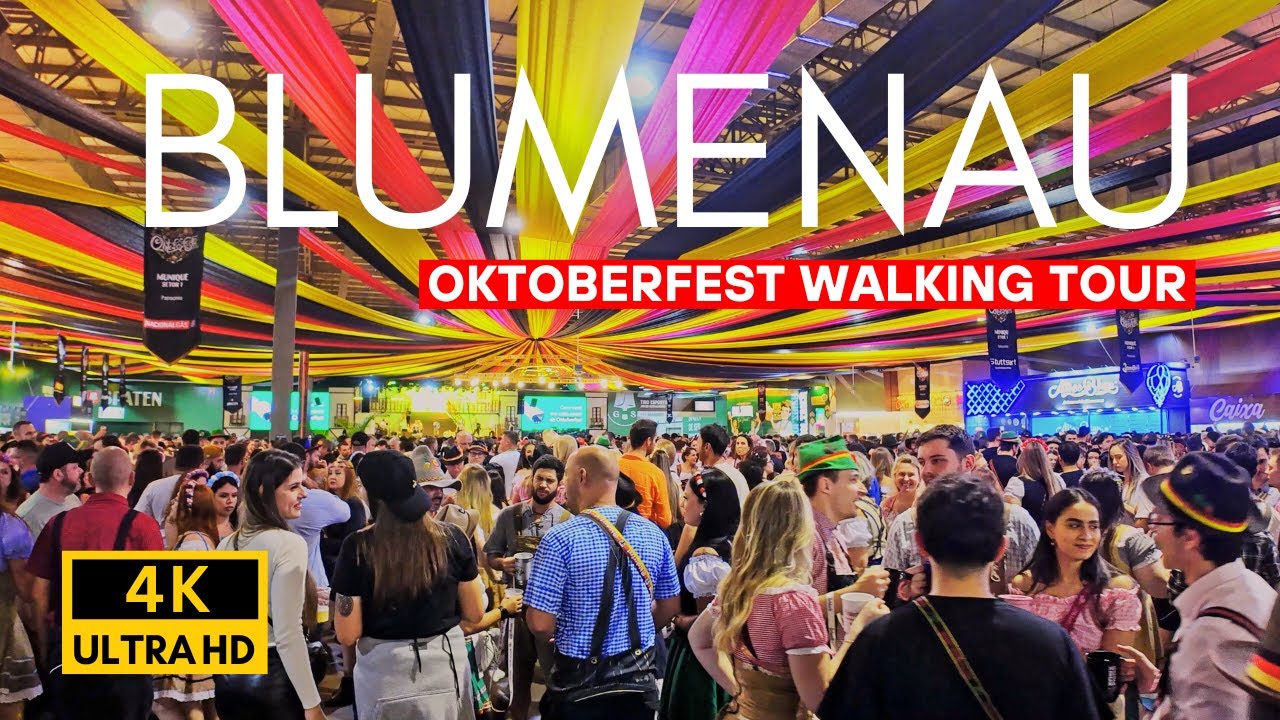 Oktoberfest in Blumenau: The Largest German Festival Beyond Germany | Brazil 2024 【4K UHD】