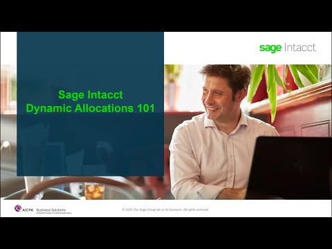 Sage Intacct – Dynamic Allocations