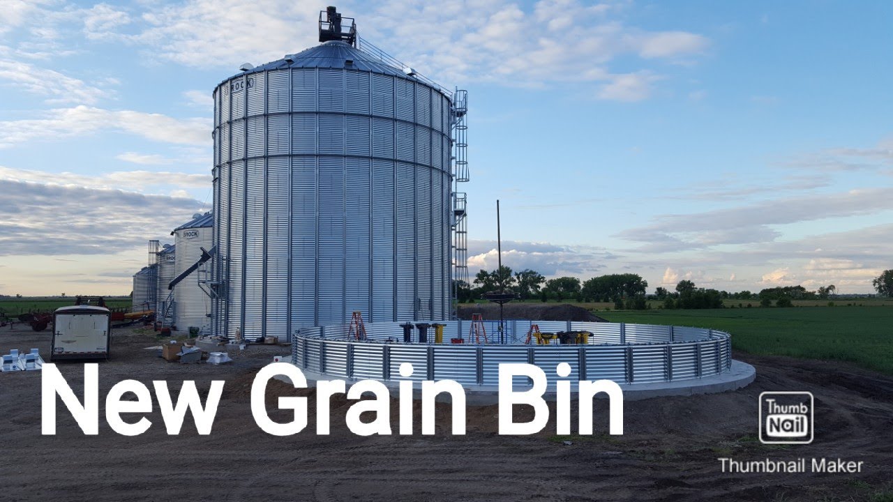 We're building a new grain bin YouTube