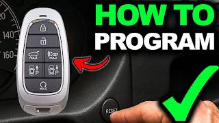 How To Program 2017 Hyundai Santa Fe Key Fob (ONLY WAY)