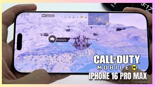 Iphone 16 Pro Max Call Of Duty Mobile Gaming Test Codm Apple A18 Pro, 120Hz Display
