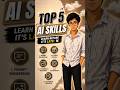 Top 5 AI Skills That Will Make You Rich in Future 💵🔥