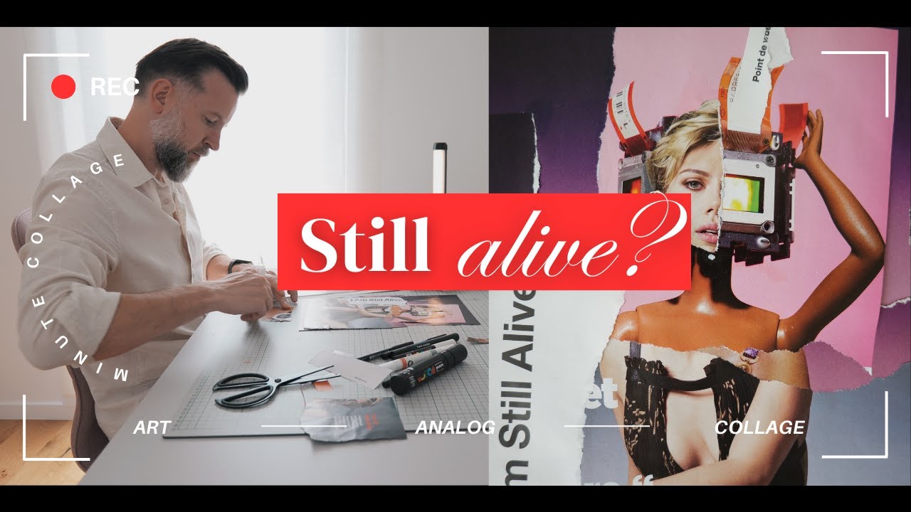 Silently Creating a Collage - ASMR ART - YouTube