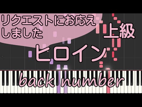 ヒロイン【ピアノ】back number/上級/ピアノロイド美音/Pianoroid Mio/DTM