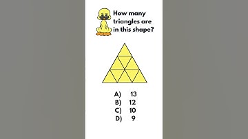🔥 The IMPOSSIBLE Triangles PUZZLE! 🔥 Can YOU Solve it? #iqtest  #mathpuzzles #mathchallenge