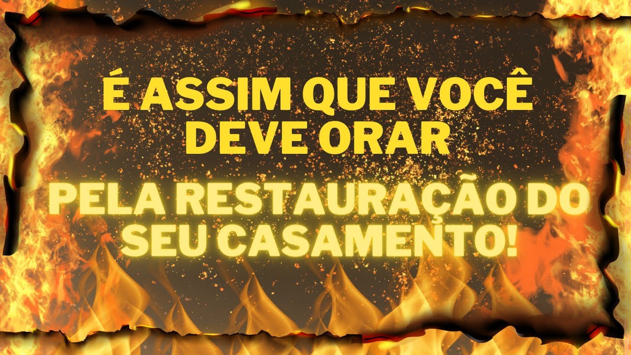 É assim que você deve orar pela restauração do seu casamento!