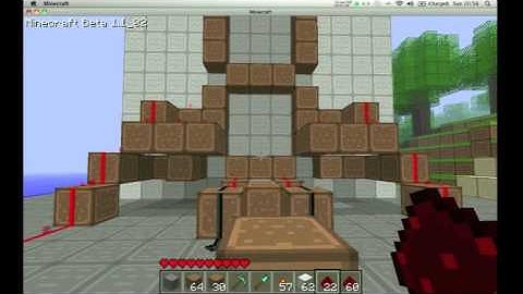 Minecraft - How to make a Complete 7 segment display & Decoder(Part 2)