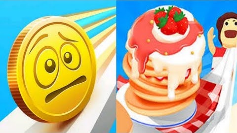 Coin Rush|| Pancake Run|| All Levels Completed|| Android iOS Gameplay