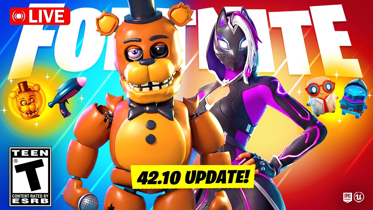 *NEW* FORTNITE UPDATE OUT RIGHT NOW!! NEW KINGDOM HEARTS EVENT, MYTHICS, NEW SPRITES & MORE! (LIVE)