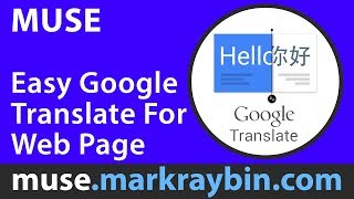 Easy Google Translate Web Pages ( Adobe Muse )