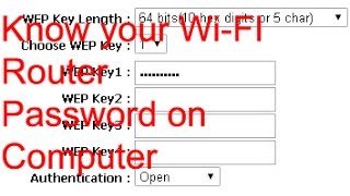 How to Find Your WiFi Password using your Router screenshot 3
