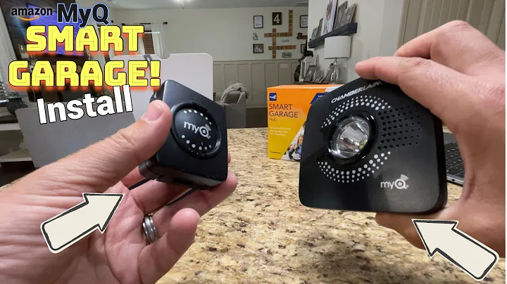 How To Install Chamberlain Smart Garage Hub Door Opener and MyQ App! Best Home Gadget Ever!
