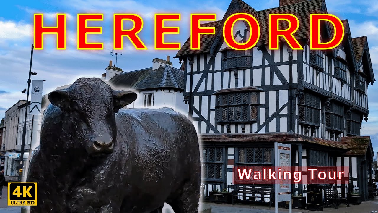 Херефорд | Пешеходная экскурсия | 4К