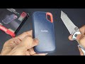 Sandisk extreme 1tb portable ssd  disassembly  whats inside