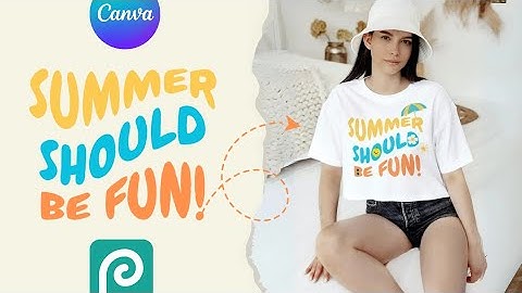 Wavy Text Effect | Typography T Shirt Design with Canva |  Print On Demand