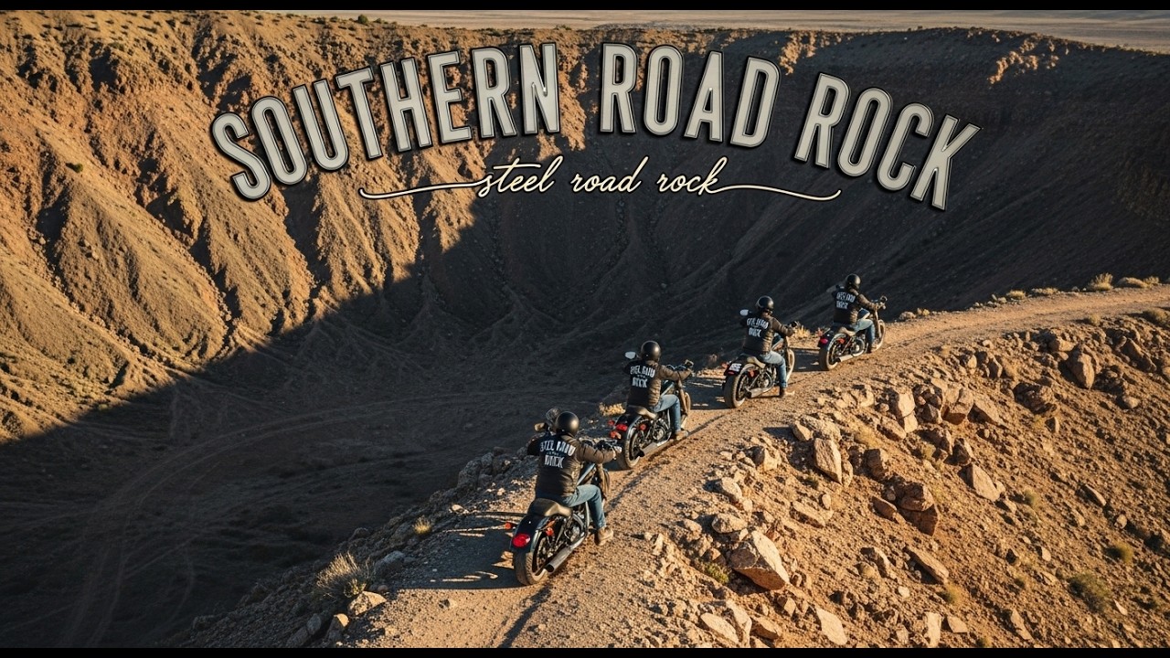 Steel Road Rock – Neon Stormtrace 🌧⚡ Highway of Fading Lights | Steel Souls Persist  #NeonNoir