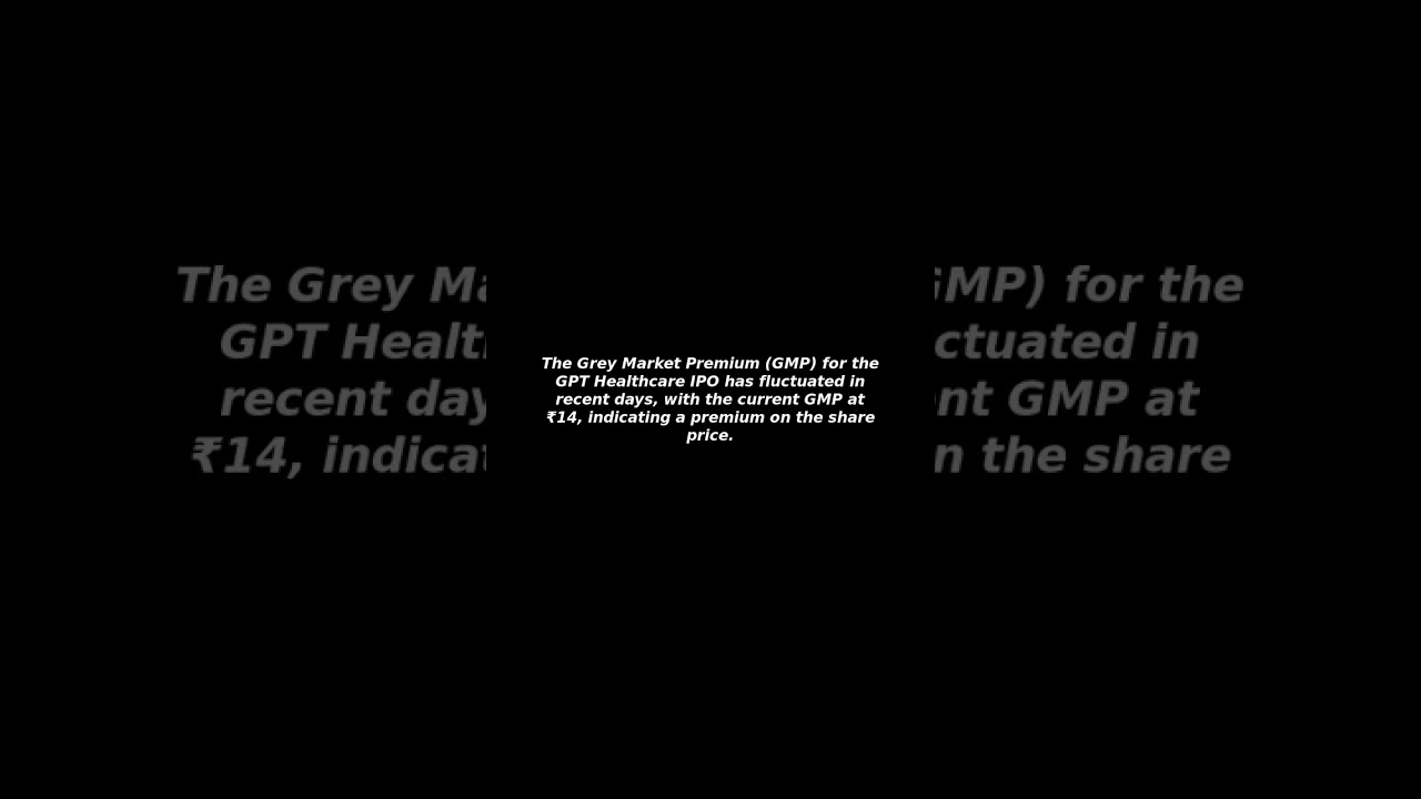 [Issues&Trends] GPT Healthcare IPO GMP