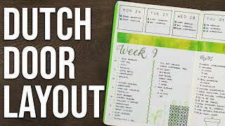 Weekly bullet journal setup π Week 9
