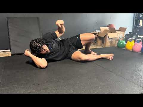 Side lying ankle inversion iso