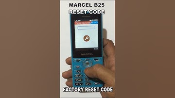 Marcel B25 Reset Code Factory Reset Code | Restore Factory Settings Password