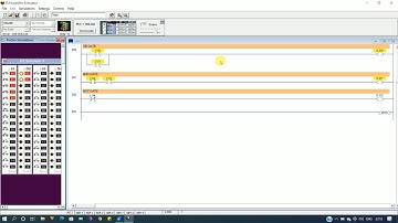 PLC Programming: OR, AND and NOT Gate ladder logic diagram in logixpro
