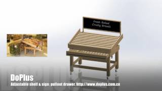 Oak Bakery Table - 144008