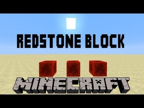 How To Make Redstone Blocks 1.7.2 | Minecraft Tutorials