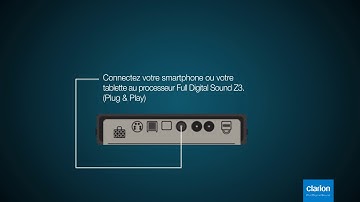 Connecter les appareils Tutorial Clarion FDS Z tune 1 FR
