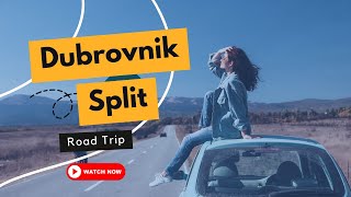 Road Trip from Dubrovnik to Split in 4K | Scenic Drive Through Croatia's Coastline 🇭🇷  Europe summer
