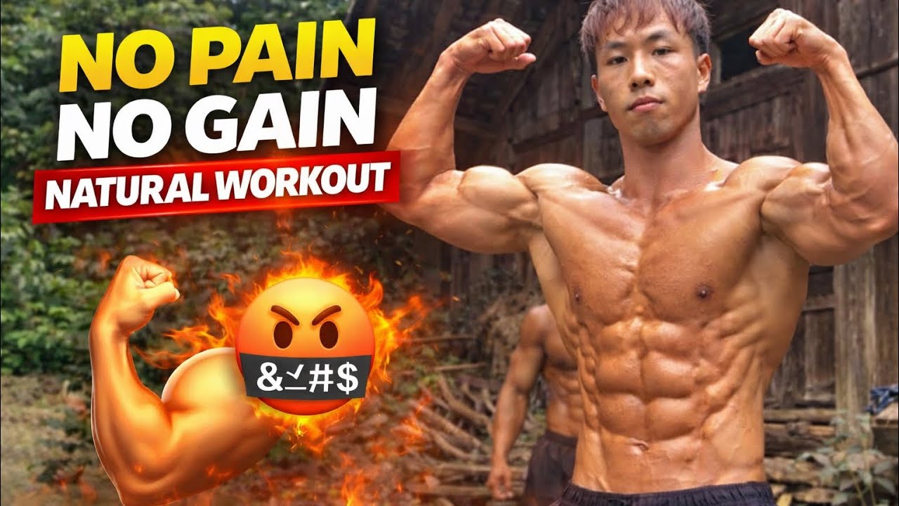 🔥 No Gym 💪 Natural Village Workout | Respect Hard Work 🔥