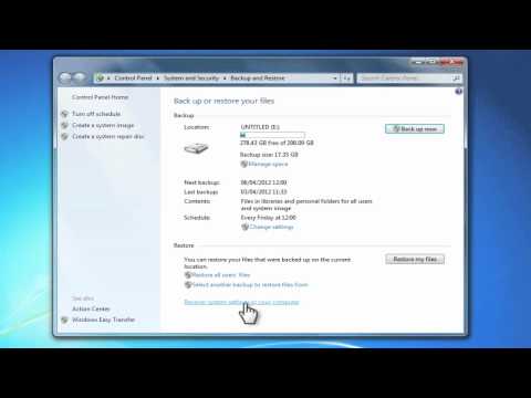 4961 Windows 7 tip - Restore a file from a backup