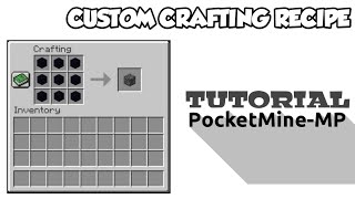 TUTORIAL CUSTOM CRAFTING || PLUGIN POCKETMINE || Tutorial Pocketmine