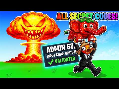 ALL SECRET CODES in Bomb for Brainrots Fortnite (ADMIN & MORE)