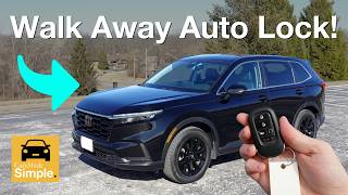 How To: Enable/Disable Walk Away Auto Lock | Honda Vehicles