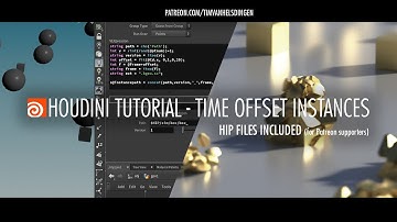 Houdini Tutorial - Time Offset Instances