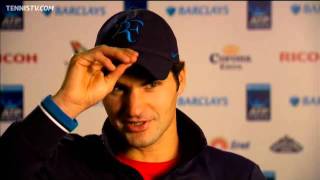 Famous Federer Reacts On Opening Tsonga Win Profile