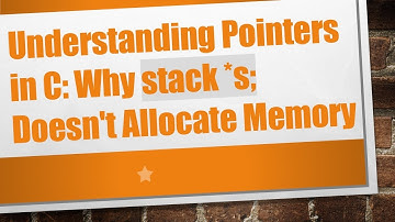 Understanding Pointers in C: Why stack *s; Doesn