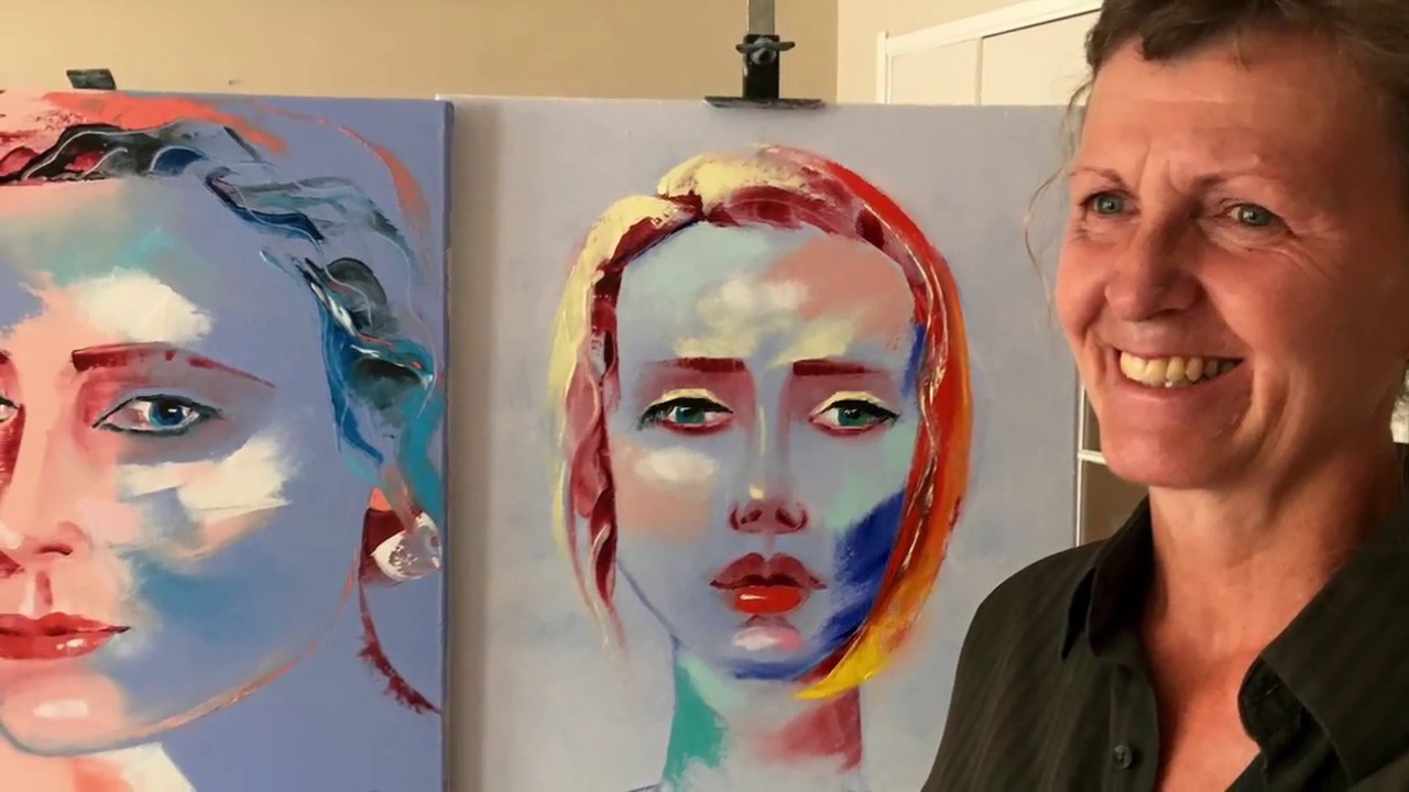 Malekurs Portrett i PopArt stil