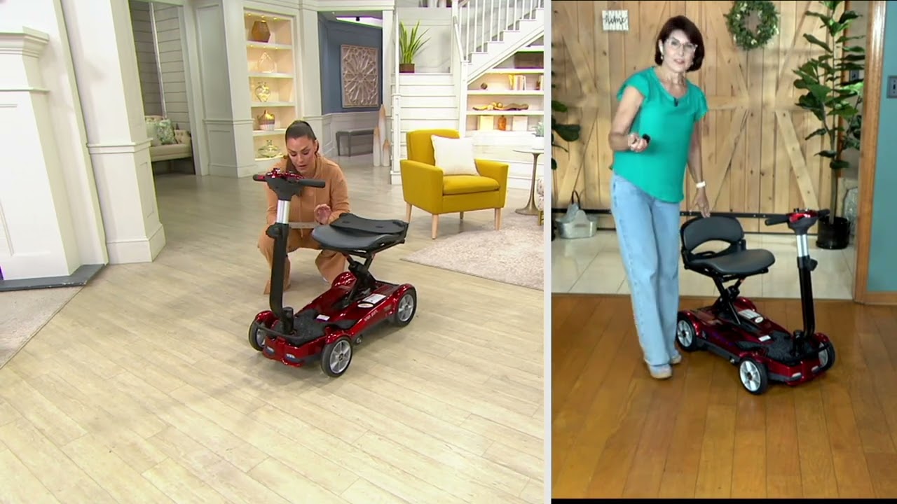 EV Rider Auto Fold 4Wheel Mobility Scooter on QVC YouTube