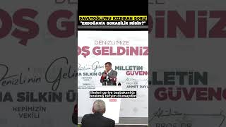 Davutoğlu'nu kızdıran soru! \